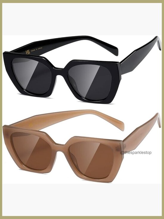 Polarized Sunglasses with UV400 Protection, Metal Frame, Retro Square Shape main image 6